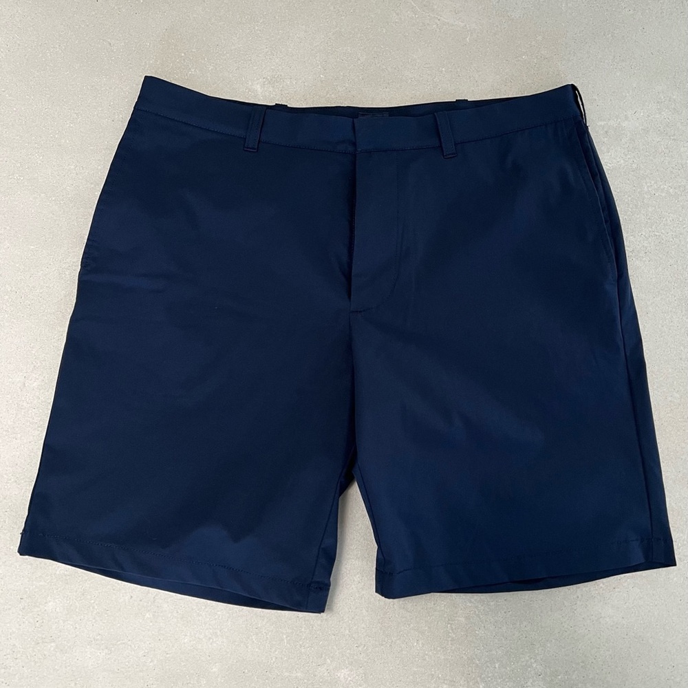 J. Crew Classic Dark Blue Flat Front Shorts
